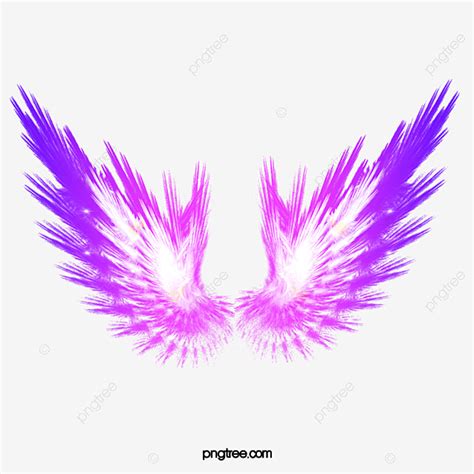 Purple Angel Wings Wallpaper