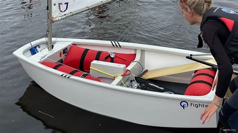 Optimisti Fighter Optimist Sailing Boat Outside Finland Nettivene