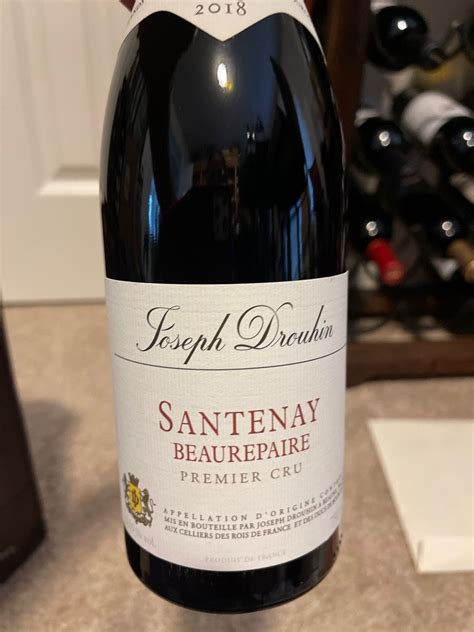 2018 Joseph Drouhin Santenay 1er Cru Beaurepaire France Burgundy