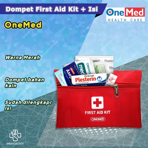 Jual OneMed Dompet First Aid Kit Isi Shopee Indonesia