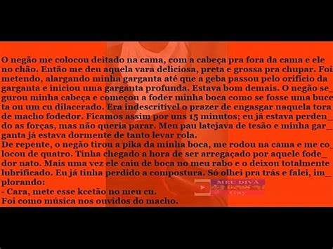 Conto Erótico O NEGÃO ROLUDO E SAFADO ME DOMINOU Parte XVIDEOS