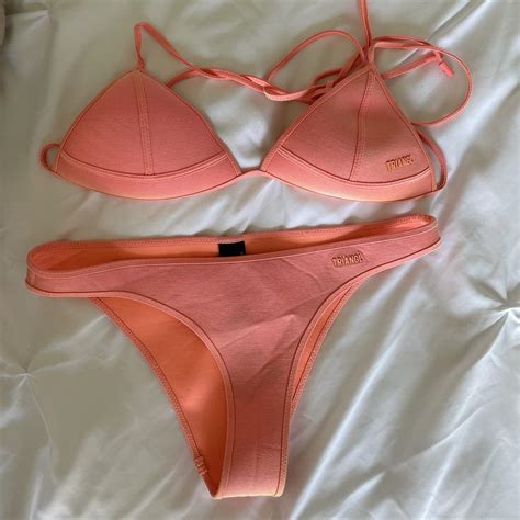 TRIANGL BIKINI Orange Iridescent Absolutely Depop