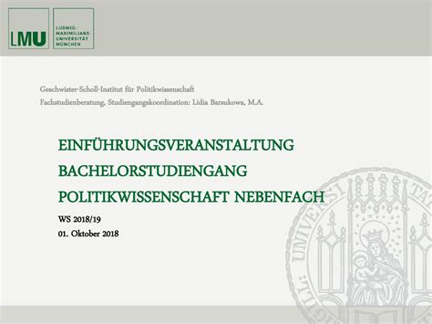 Geschwister Scholl Institut für Politikwissenschaft ppt herunterladen