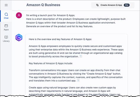 Amazon Q Apps Now Generally Available Enables Users To Build Their