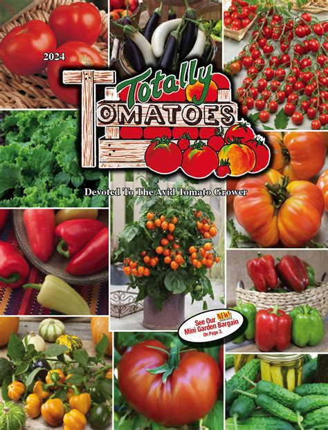 Spring 2025 Totally Tomatoes Catalog J W Jung Seed Company