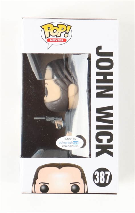 Keanu Reeves Signed John Wick Chapter John Wick Funko Pop