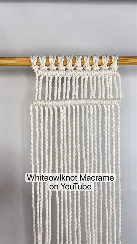 Easy Macrame Tutorials And Patterns Whiteowlknot Macrame On Youtube