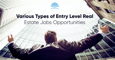 Types Of Entry Level Real Estate Jobs Opportunities Real Estate Diary