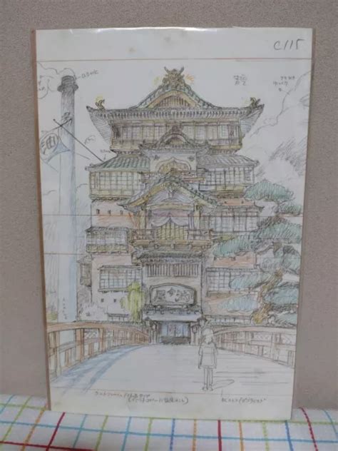 Studio Ghibli Hayao Miyazaki Spirited Away Cel Original Genga Anime