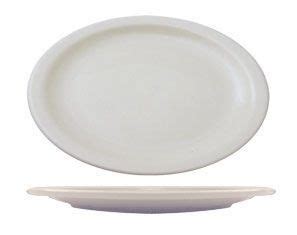 ITI BR 51 Brighton Narrow Rim Oval Porcelain Platter 15 1 2 X 11 3 4