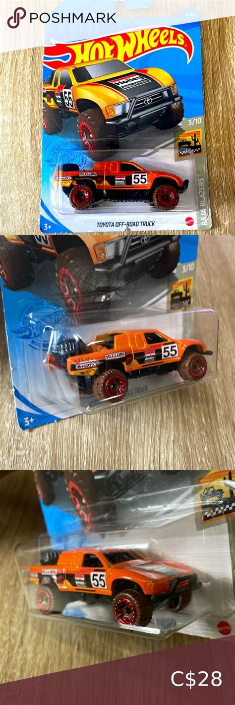 Hot Wheels Toyota Off Road Pickup Truck Baja Blazers Toy Car Car Shop Pickup Trucks Hot