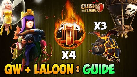 Queen Walk Lavaloon Town Hall 9 Th9 3 Star War Attack Strategy