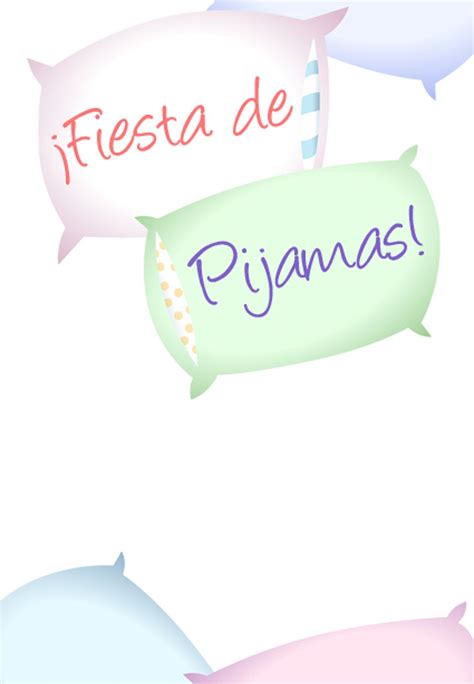 Fiesta De Pijamas Invitación Destacada Gratis Greetings Island