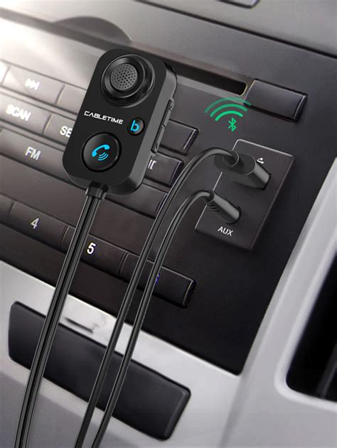 In Car 5.1 Bluetooth Audio Receiver Aux 3.5 Mm With Microphone ...