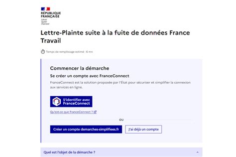 Piratage De France Travail Plainte Simplifi E Et Plateforme