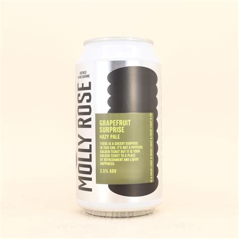 Molly Rose Grapefruit Surprise Hazy Pale Can 375ml Beermash