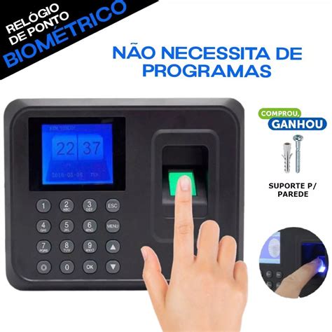 Relogio De Ponto Biometrico Digital Sucata Mebuscar Brasil