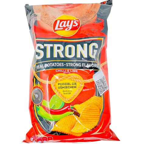 Lays Strong Chili And Lime 130g Candy Funhouse