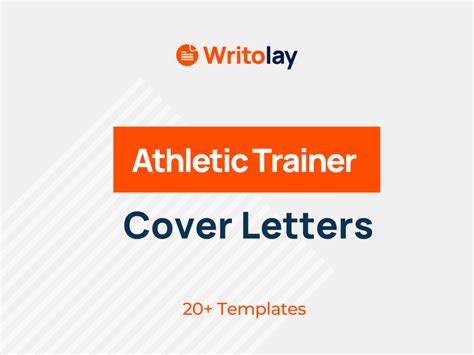 Athletic Trainer Cover Letter Example Templates Writolay