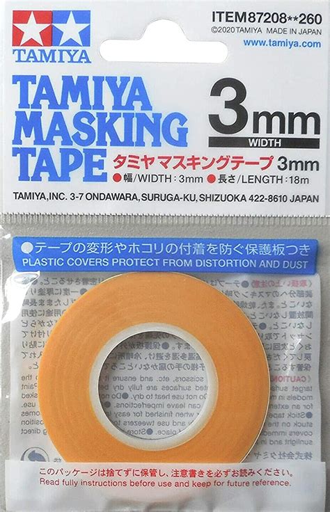 Tamiya Plastic Model 3mm Masking Tape 87208 Howes Models