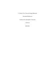 Blackstone Project2 CYB210 Docx 7 2 Project Two Network Design