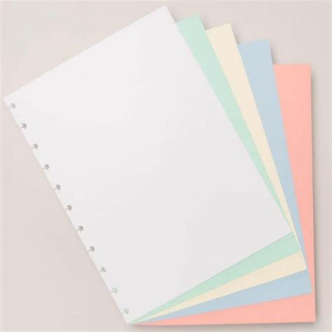 Refil Colorido G Caderno Inteligente Papelaria Clip Cor