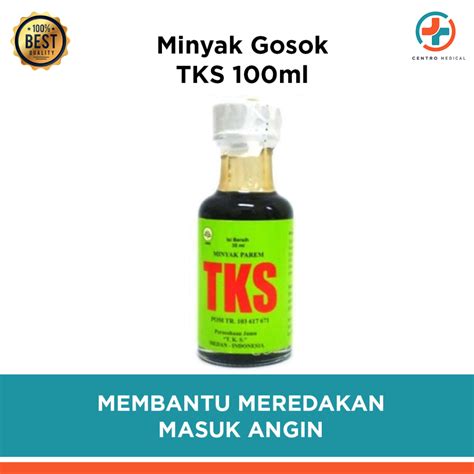 jual minyak gosok tks  ml shopee indonesia