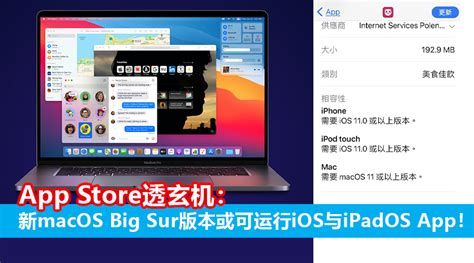 App Store透玄机：最新macos Big Sur版本或可运行ios与ipados App，正式版将在近期上线？ Zing Gadget