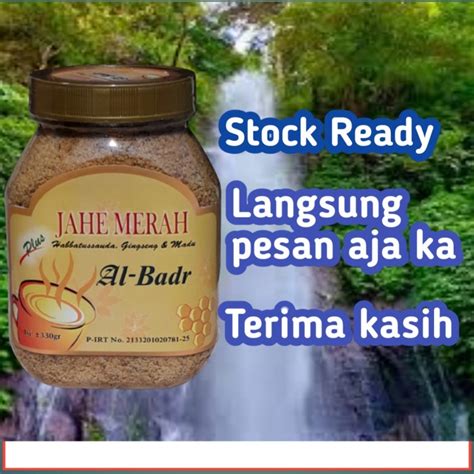 Jual MINUMAN JAHE MERAH Al BADR 330 GR JAHE ZEIN JAHE MERAH PLUS