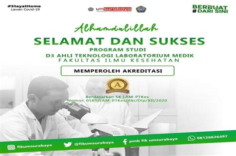 New Akreditasi Ditengah Pandemi D Iii Ahli Teknologi Laboratorium