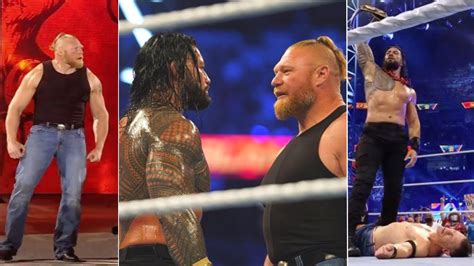 Brock Lesnar Returns Against Roman Reigns Roman Reigns Vs John Cena