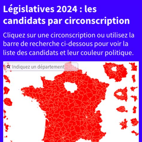 Législatives 2024 Quels Sont Les Candidats Dans Votre Circonscription