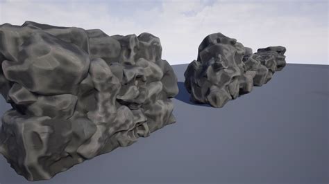 3d Model Stylized Rocks Vol 1 For Unreal And Unity Vr Ar Low Poly