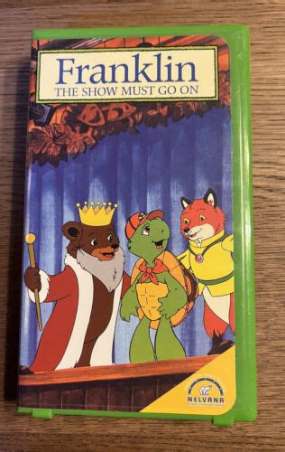 Franklin The Show Must Go On VHS Franklin S Starring Role Puppet Play