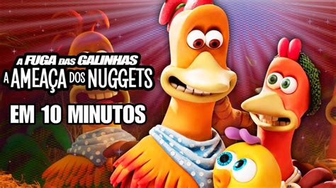 A FUGA DAS GALINHAS 2 A AMEAÇA DOS NUGGETS EM 10 MINUTOS YouTube