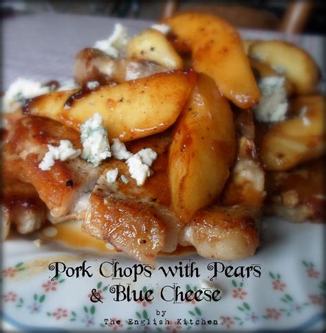 Pork Chops With Pears And Blue Cheese Cooking And Recipes