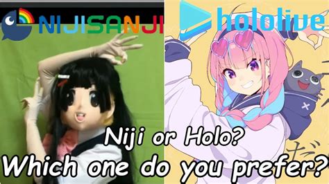 Differences Between Nijisanji And Hololive Nijisanji Hololove Eng Sub