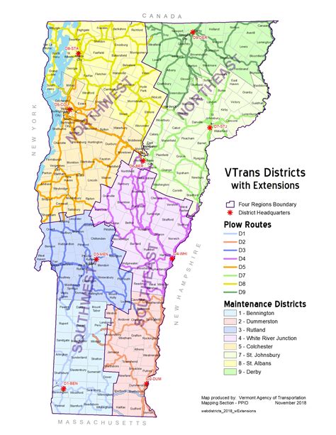 Maps Vtrans Vermont Gov Maps DistrictMaps