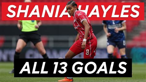 Every Shania Hayles Goal From The Season Youtube