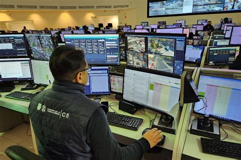 [르포] 멕시코시티 CCTV 관제센터, 2천만명 수도권 치안 24시간 감시 | 연합뉴스