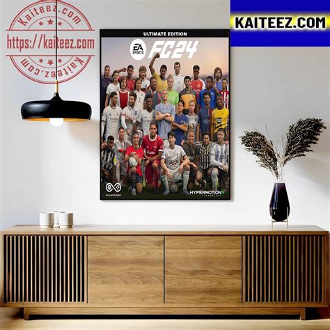 EA Sports FC 24 First Cover Art Decor Poster Canvas - Kaiteez