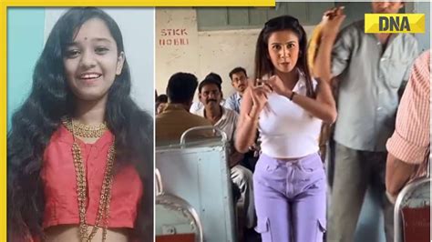 After Viral Delhi Metro Girl Now Video Of Woman Dancing Inside Mumbai