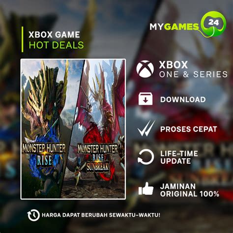 Jual Monster Hunter Rise Sunbreak Xbox One Series X S Game Dlc