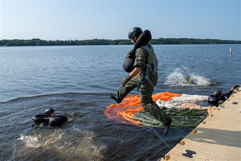 Sink Or Swim Water Survival Training Seymour Johnson Air Force Base