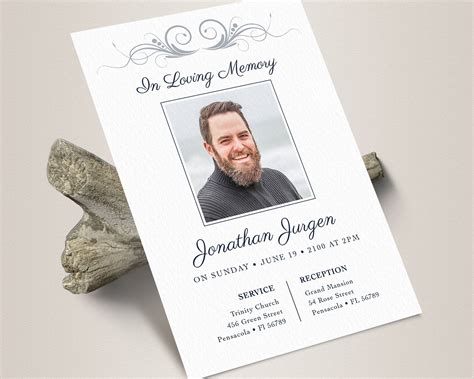 Funeral Cards Templates