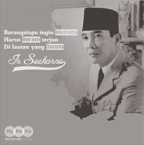 Motto Hidup Ir Soekarno Coretan