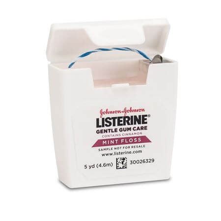 Listerine Gentle Gum Care Floss, Waxed, Mint, 144x5yds - Clinaide