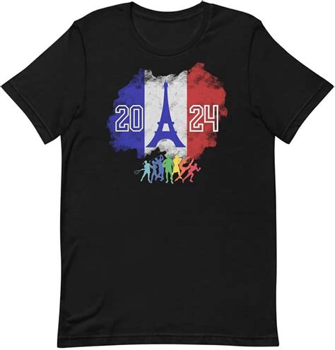 Olympic Games T Shirt Of Paris 2024 Olympics Tshirt Crewneck Short Sleeves Unisex T Shirt