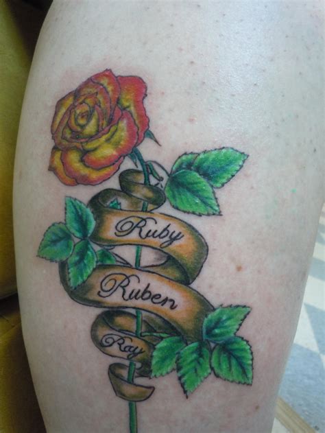 Rose Memorial Tattoo By Btstudio On Deviantart