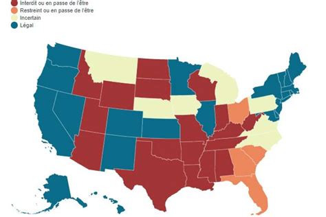 Avortement Aux Etats Unis Quels Etats Américains Ont Interdit Ou Protégé Linterruption